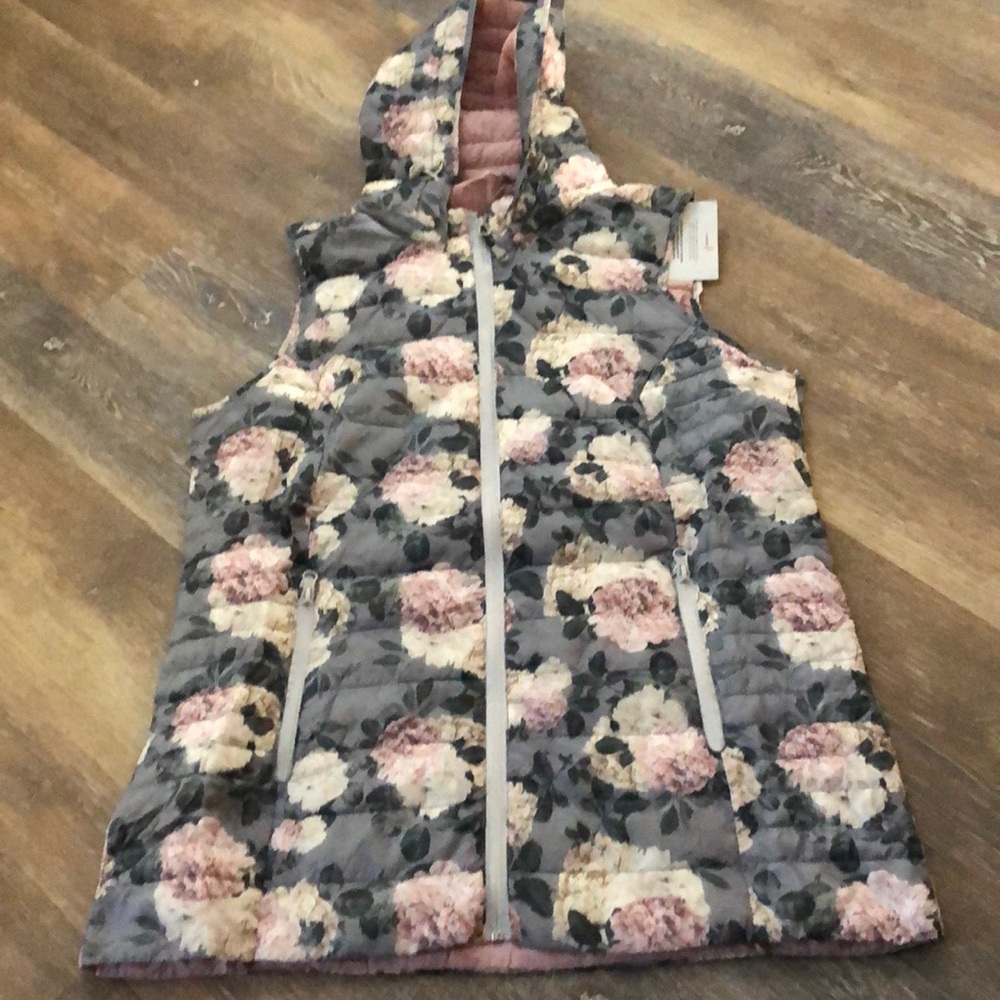 COPY - Attic Expedition Gray Floral SZ M NWT Hood Remove